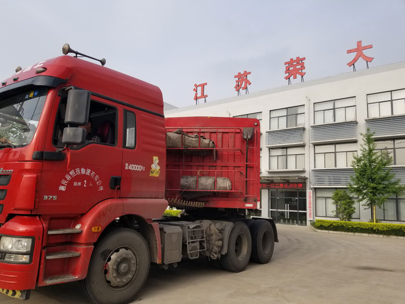 江蘇榮大發(fā)往山東第二批公交候車(chē)亭發(fā)貨記錄